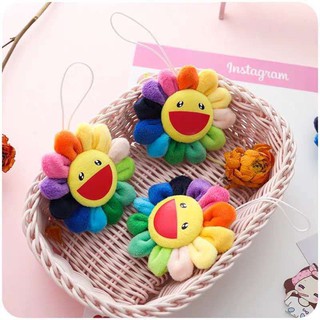 Huy hiệu cài hoa mặt trời Kaikai Kiki dễ thương