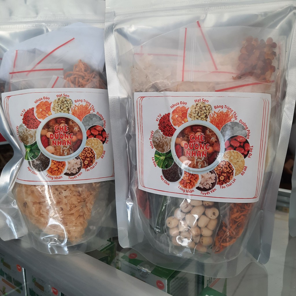 HOT] COMBO GÓI LỚN Nguyên liệu chè dưỡng nhan tuyết yến 12 vị thảo dược thanh nhiệt giải độc cơ thể 100gr