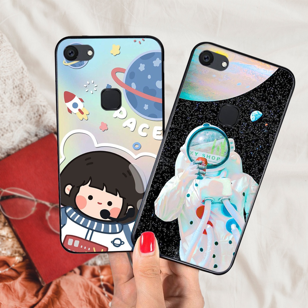 Ốp lưng Vivo V3 - Vivo V3 Max - Vivo V7 - Vivo V7 Plus mẫu  vũ trụ cute đáng yêu, ốp phi hành gia cực đẹp siêu đẹp