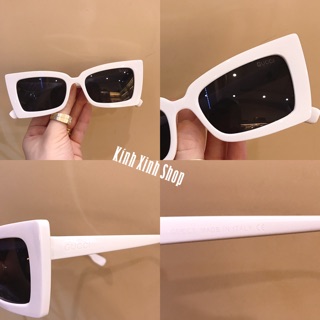 Kính râm vuông trắng Hottrends
