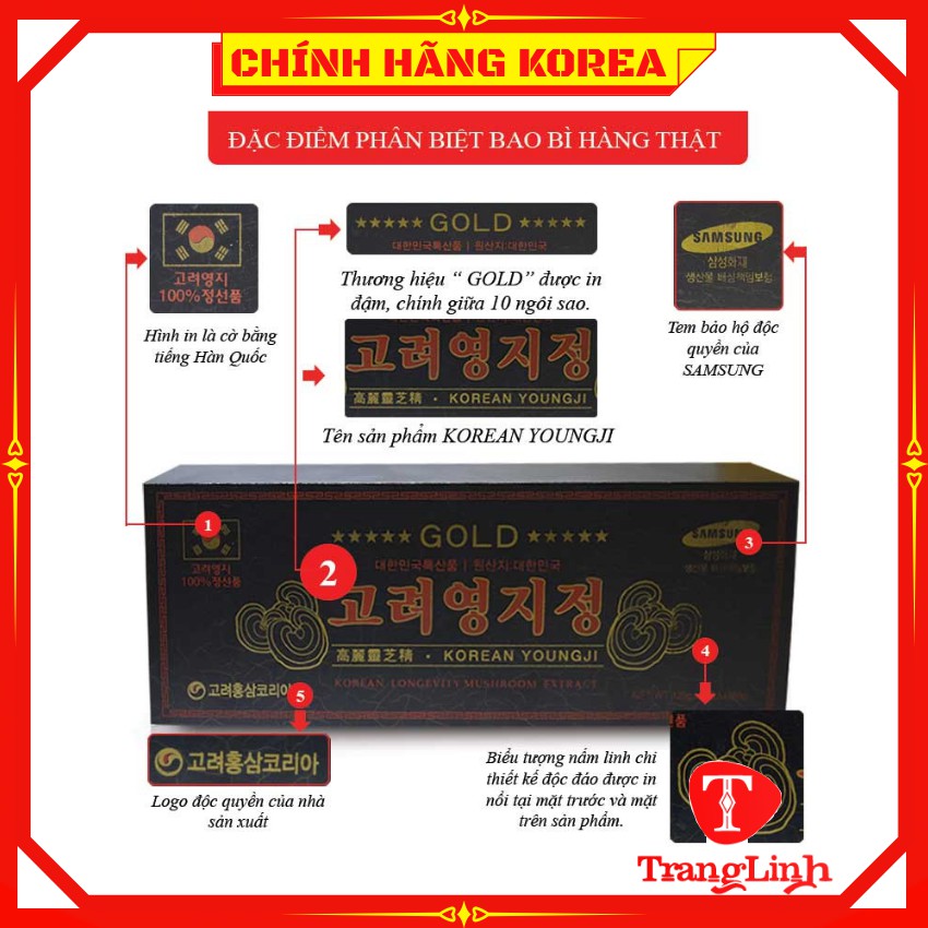 Cao linh chi hộp gỗ đen 3 lọ x 120gr - Cao linh chi hàn quốc chính hãng - tranglinhkorea