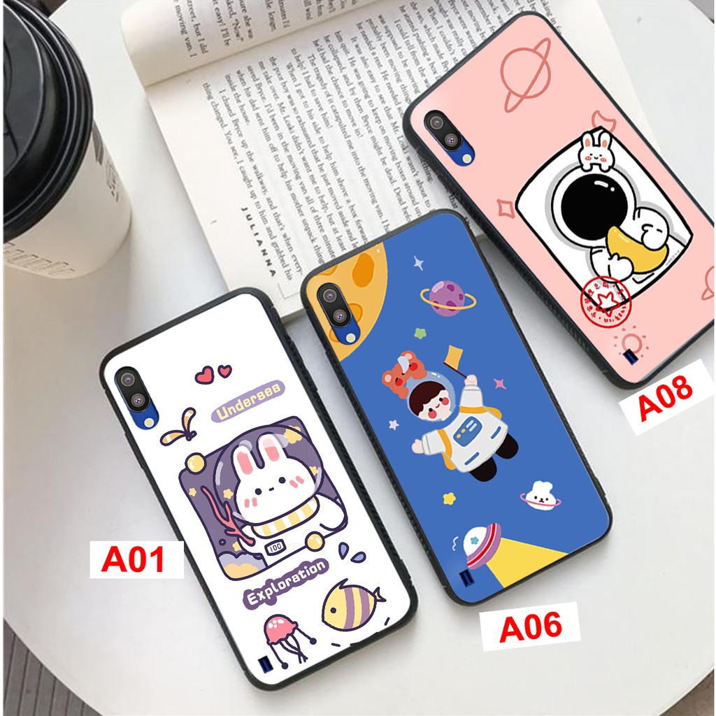 ỐP LƯNG SAMSUNG A01-SAMSUNG A02-SAMSUNG A10-SAMSUNG M10 IN HÌNH NHÀ THÁM HIỂM VŨ TRỤ SIÊU CUTE