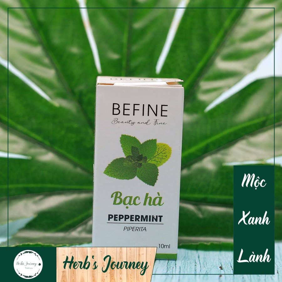 Tinh dầu bạc hà cao cấp - BEFINE - Tinh dầu tự nhiên nguyên chất - Thông mũi, giảm ngạt, thơm phòng