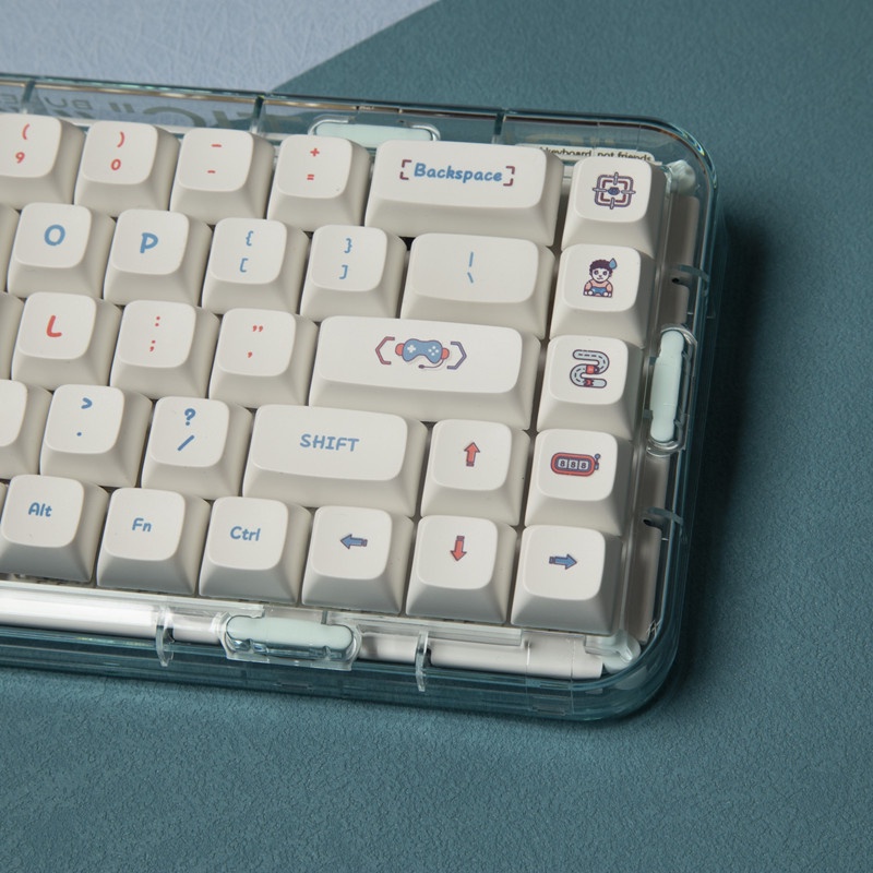 122 Key Video Arcade Keycap XDA Hồ sơ Phim hoạt hình Anime PBT Thuốc nhuộm phụ Bàn phím cơ học Keycap