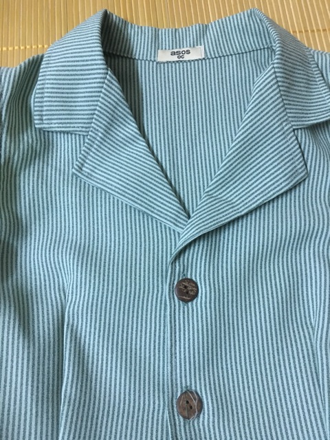 Váy vintage kẻ xanh