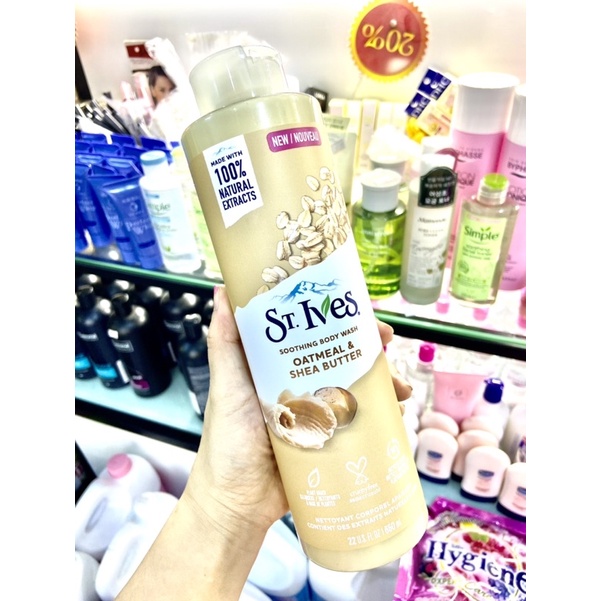 [MẪU MỚI 2021] SỮA TẮM ST.IVES STIVES BODY WASH MỸ 650ML