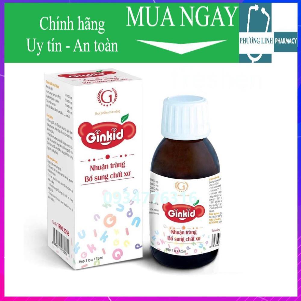 ✅ Ginkid Nhuận tràng Bổ sung chất xơ, hỗ trợ hệ tiêu hóa, giúp giảm chứng táo bón, phân sống, đầy hơi, chướng bụng
