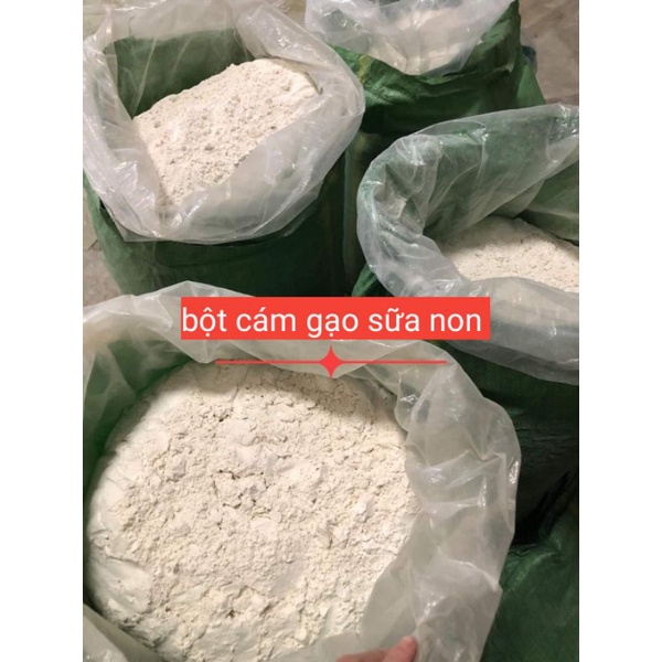 1kg bột cám gạo sữa non handmade đắp mặt /tẩy da chết trắng da