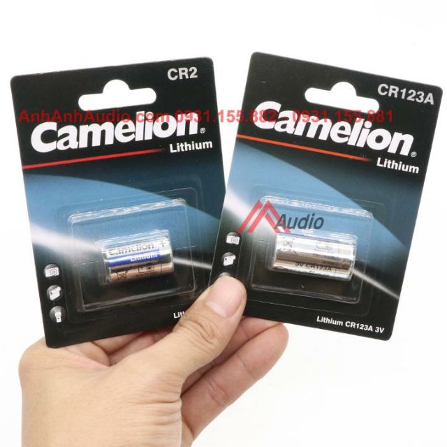 Pin Cr2 và Cr123 Camelion chính hãng