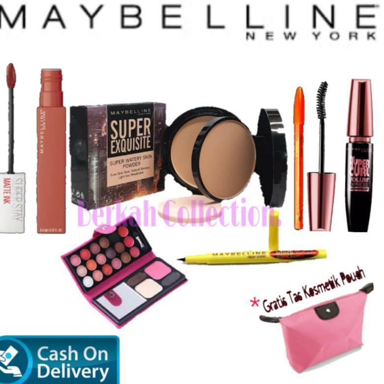 (Hàng Mới Về) 1 Bộ Mỹ Phẩm Maybelline Trang Điểm Hoàn Hảo Cho Nữ