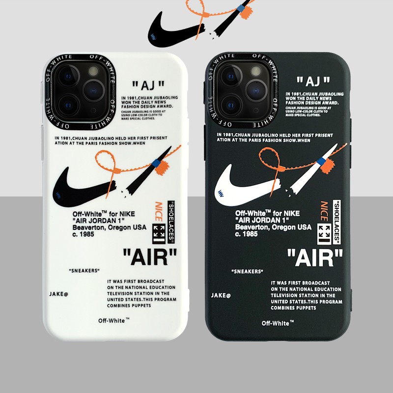 Ốp điện thoại TPU mềm hình OffWhite AJ cho iPhone11 Pro Max XSMax XR Xs i6/7/8 Plus