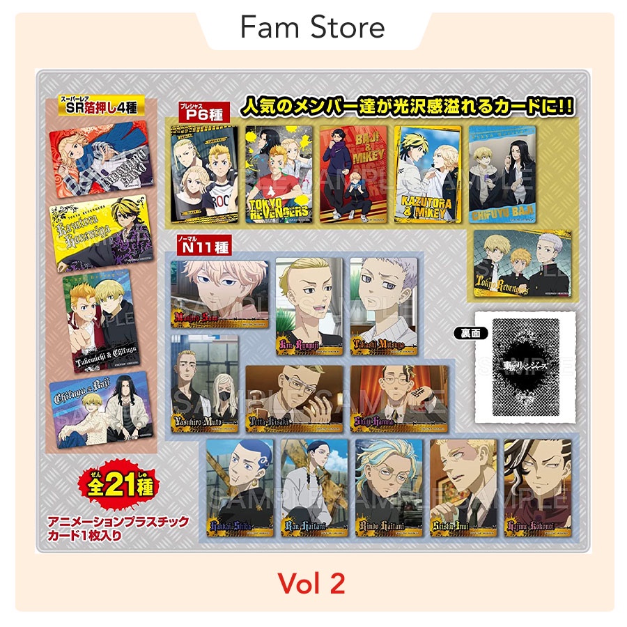 Pack Thẻ Tokyo Revengers Collector's Card