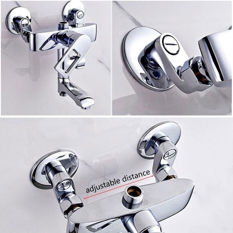 Set 2 Vòi Nước Bằng Đồng Có Thể Điều Chỉnh Góc Độ Eccentric Union Dễ Lắp Đặt