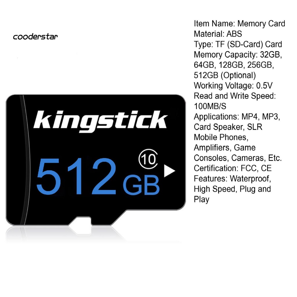 Thẻ Nhớ 32GB 64GB 128GB 256GB 512GB TF / SD ChốNg NướC