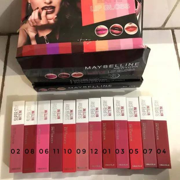 (hàng Mới Về) Son Lì Maybelline 9ap8bd Chống Nước Lâu Trôi