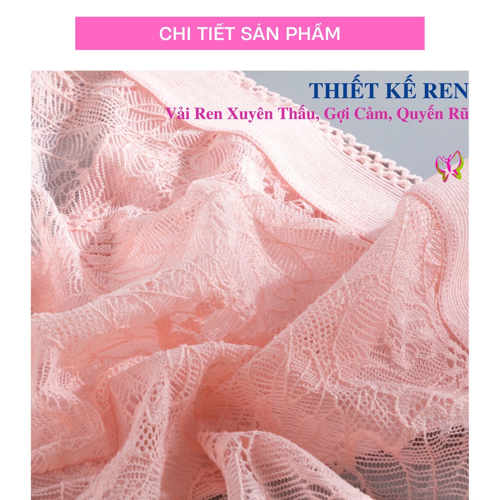 Quần lót nữ sexy ren kiểu trẻ trung, thoải mái, thoát mát (MS 03109) Anna Shop