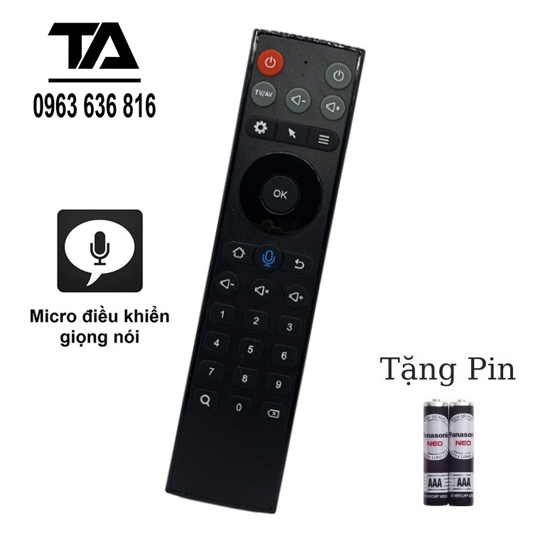 ( BH 6 THÁNG ) Remote Điều khiển chuột bay TZ20 giọng nói 1 chạm - Hàng chính hãng