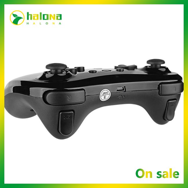 Halo Wireless Classic Pro Controller Joystick Gamepad for Nintend wii U Pro with USB Cable
