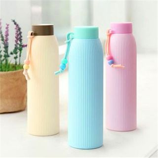 Bình nước thủy tinh bọc nhựa 450ml
