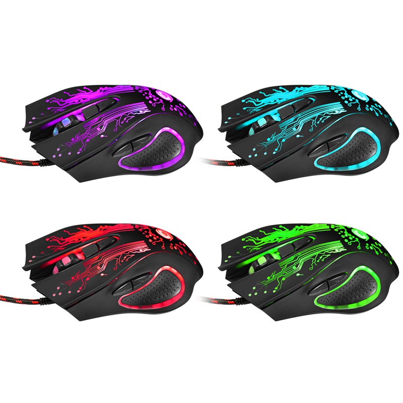 Chuột Chơi Game 3200dpi Có Đèn Led | BigBuy360 - bigbuy360.vn
