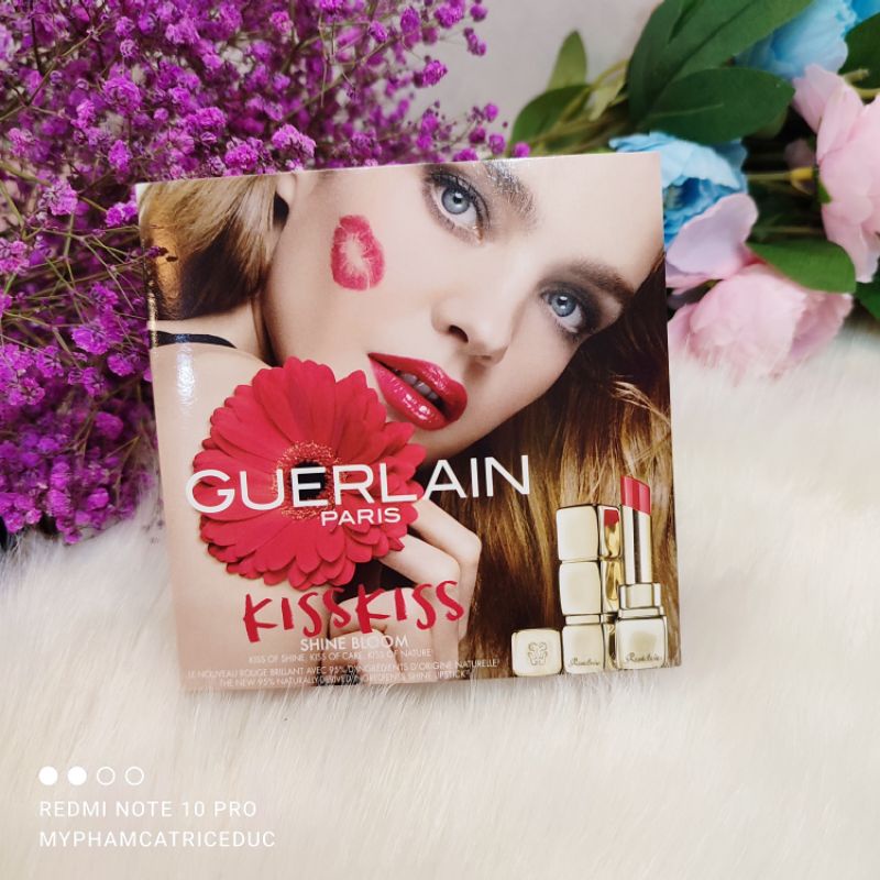 Bảng son Guerlain Paris Kiss Kiss Shine Bloom