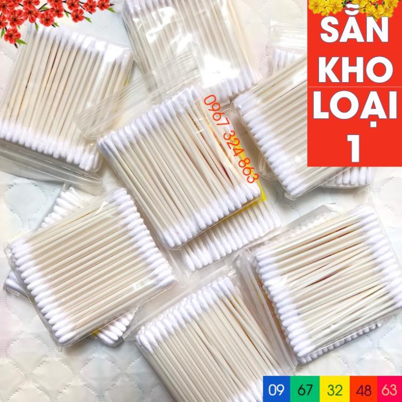 Tăm bông gói cho bé