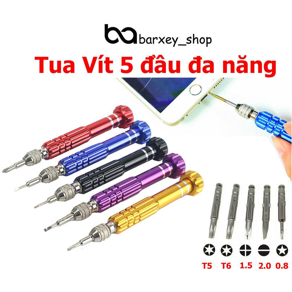 Tua vít đa năng 5 đầu dùng sửa Điện thoại, Đồng hồ, Mắt Kính
