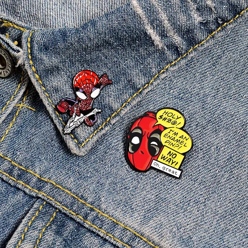 Pin cài áo Người nhện & Deadpool Marvel Series - GC129