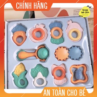 Set Gặm Nướu Cho Bé 10 Món💝FREESHIP💝 Đồ Chơi Xúc Xắc Kích Thích Phát Triển Toàn Diện Cho Trẻ Sơ Sinh