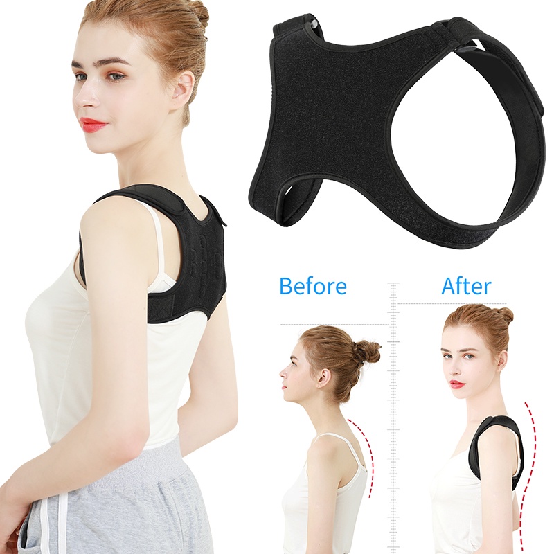 Đai đeo hỗ trợ điều chỉnh tư thế lưng/vai Junlaikang có thể điều chỉnh tiện dụng