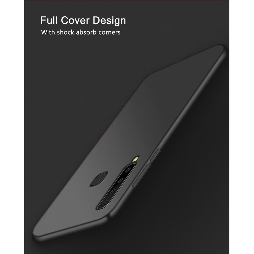 Ốp lưng silicon màu đen Samsung A9 2018