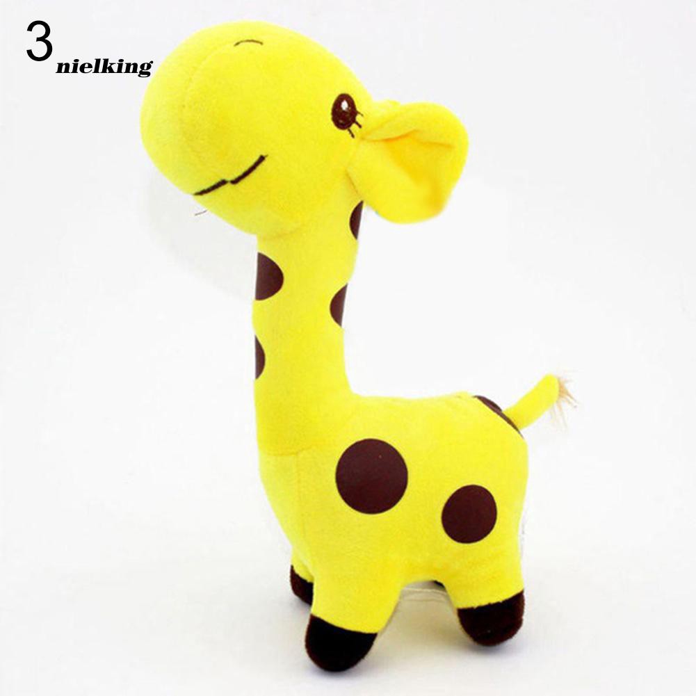 Thú nhồi bông hình hươu cao cổ kích thước 12cm nhiều màu sắc để lựa chọn
