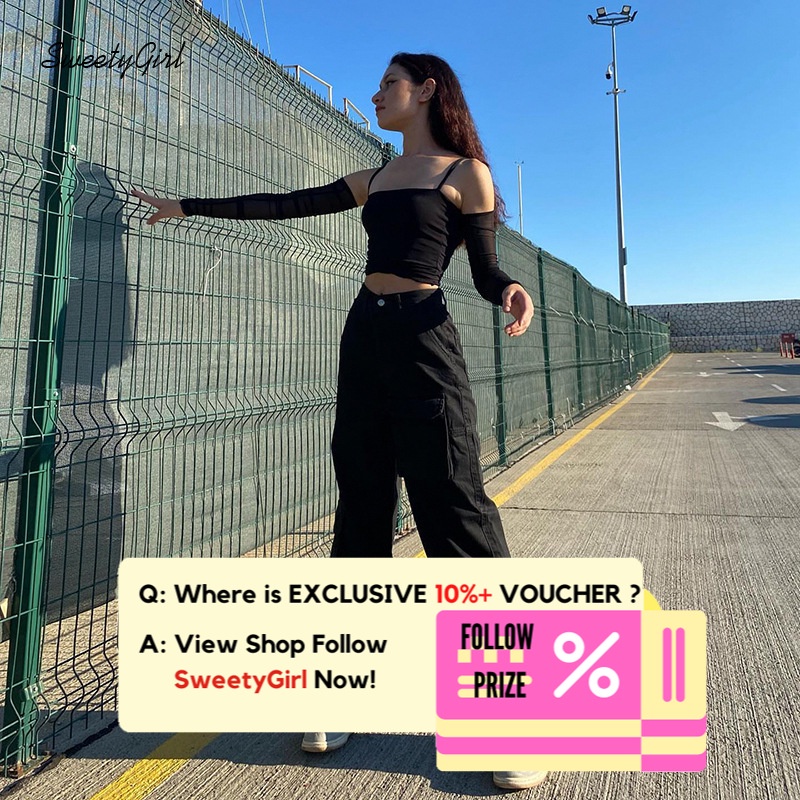 Quần Jean Dài Lưng Cao Màu Đen Trơn Có Khóa Kéo Thời Trang 2022 Cho Nữ