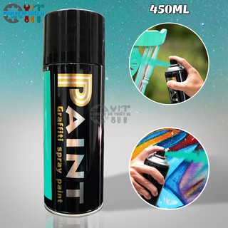Bình sơn xịt cầm tay 450ml cao cấp màu xanh lá