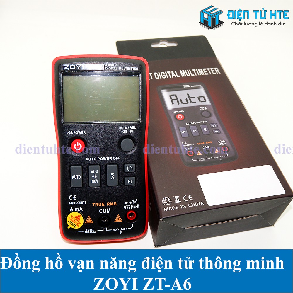 Đồng hồ vạn năng số ZOYI ZT-A6 chính hãng ZOTEK BH 12 tháng [HTE Quy Nhơn CN2]