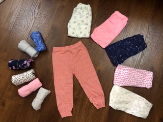 Combo 10 quần carter bé gái