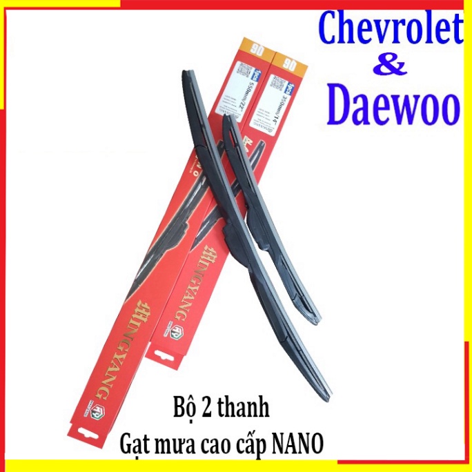 Bộ 2 thanh gạt nước mưa đa năng chất liệu nhựa cứng siêu bền dành cho các dòng xe Chevrolet,