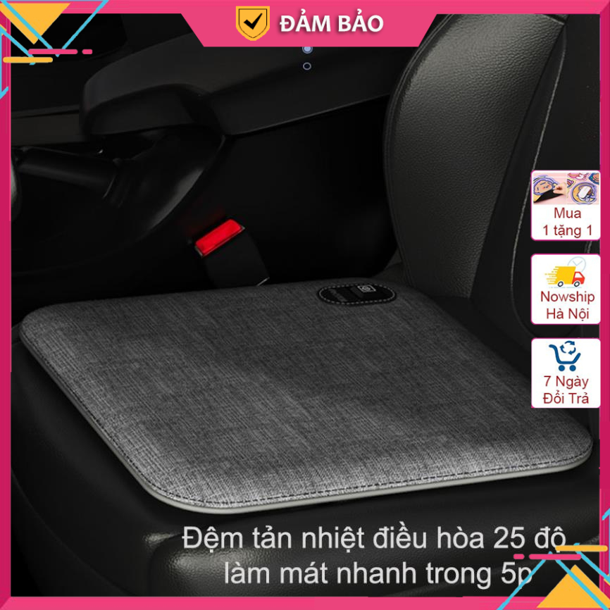 Đệm ô tô làm mát bằng hơi nước tản nhiệt ô tô giúp điều hòa nhiệt độ mát nhanh trong 5p, Đệm ghế xe hơi êm và chống mỏi