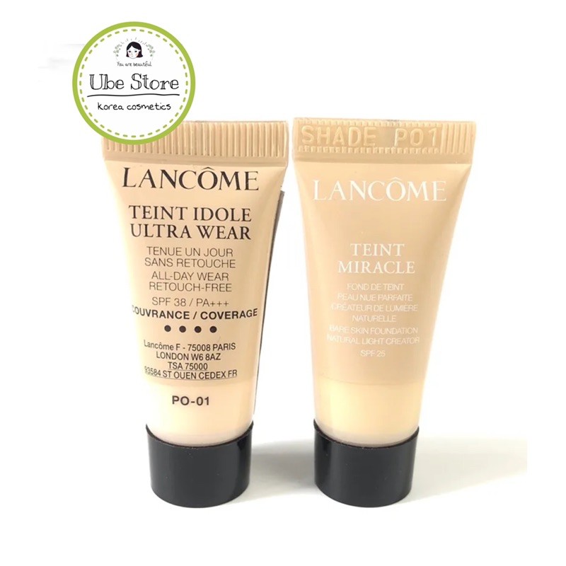 SAMPLE KEM NỀN LANCÔME TEINT IDOLE ULTRA WEAR #TONE_PO-01 5ML | BigBuy360 - bigbuy360.vn
