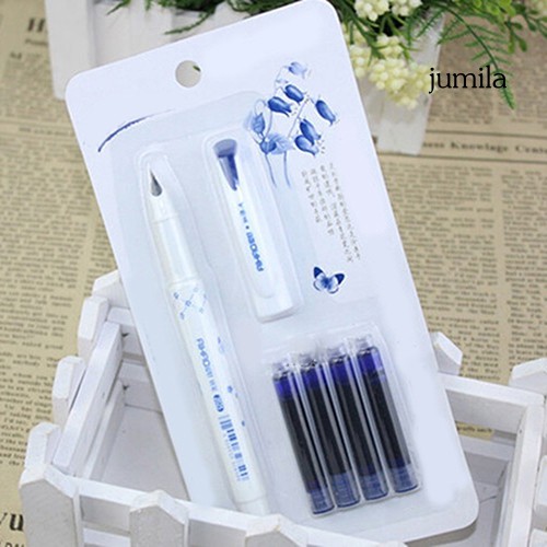 Bút Máy In Họa Tiết Gốm Sứ