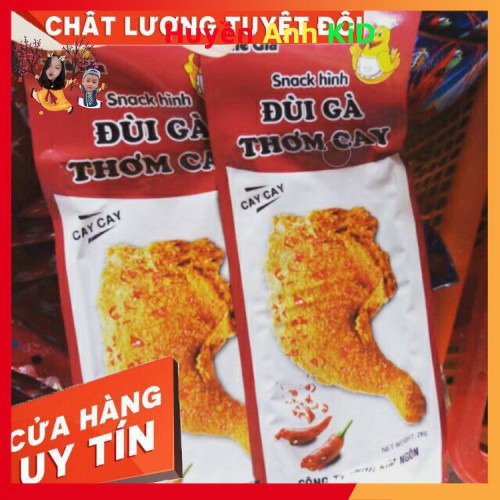 30 gói đùi gà thơm cay ăn vặt ngon cổng trường