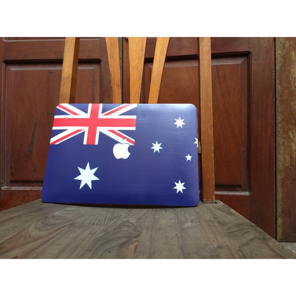 [Top bán chạy] Case ốp Macbook hình cờ Quốc kì Anh Pháp Úc Canada chống trầy xước móp rơi vỡ