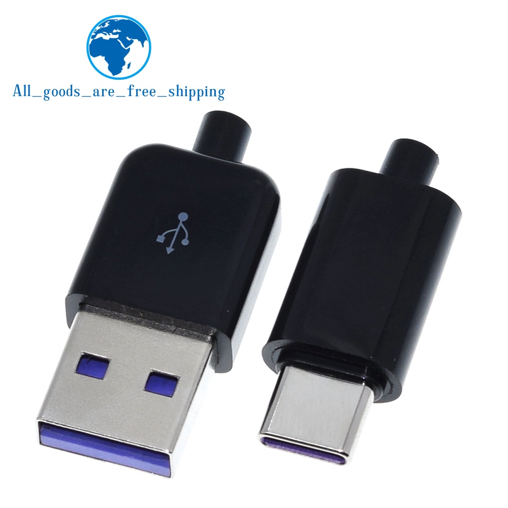 Dây Cáp Sạc Nhanh USB Type-C 65W 5A PD 5Pin PCB + Type A 5Pin USB DIY
