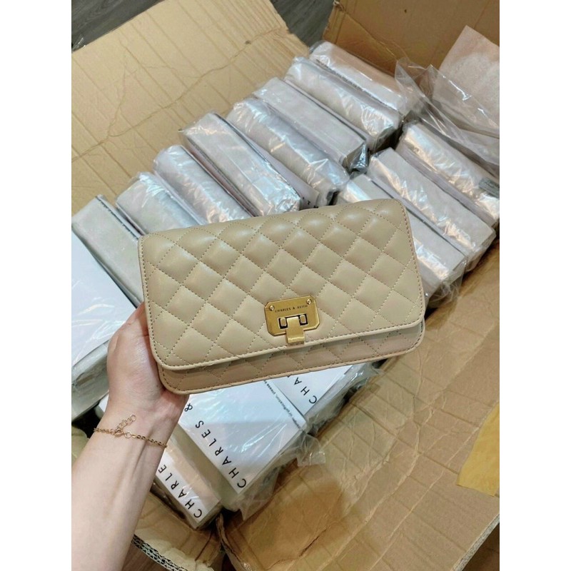Túi Nữ Trám Be Size 20 Khoá Gập Bản Chuẩn