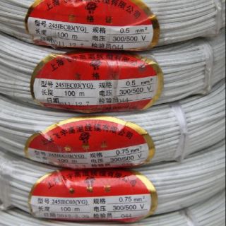 Dây điện amiang chống cháy(5m)