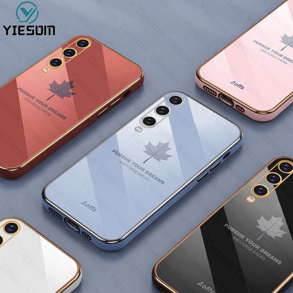 Ốp Điện Thoại Viền Vuông Chống Sốc Sang Trọng Cho Samsung Galaxy A21S A11 A10S A20S A10 A20 A30 A50 A50S A30S A70 A70S A7 2018 A750