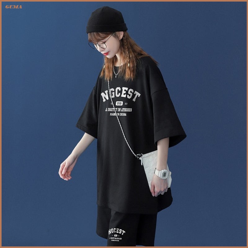 Sét Bộ Thể Thao Unisex Nam Nữ Cá Tính Form rộng