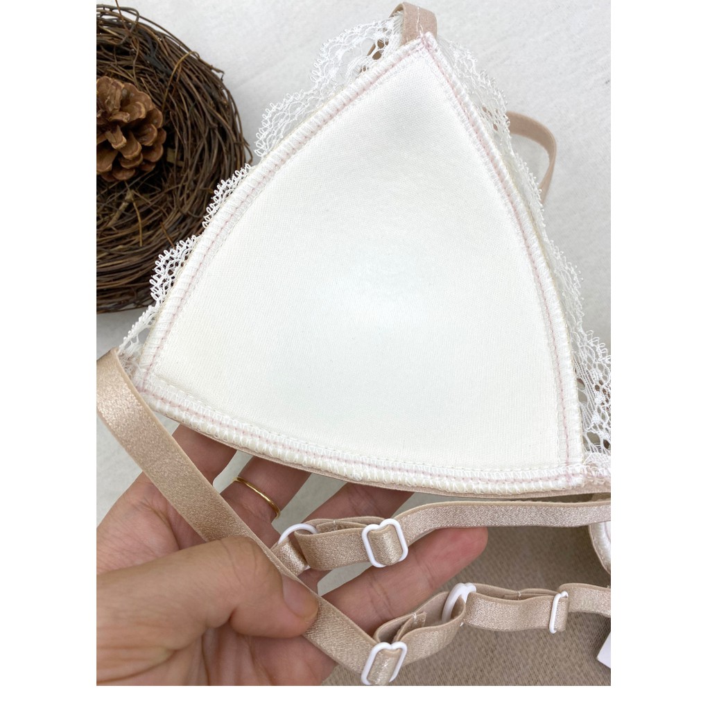 Đồ lót nữ màu da không gọng mút mỏng Nội y nữ sexy nóng bỏng gợi cảm thiết kế cao cấp vải ren gồm cả quần lót và áo lót | BigBuy360 - bigbuy360.vn