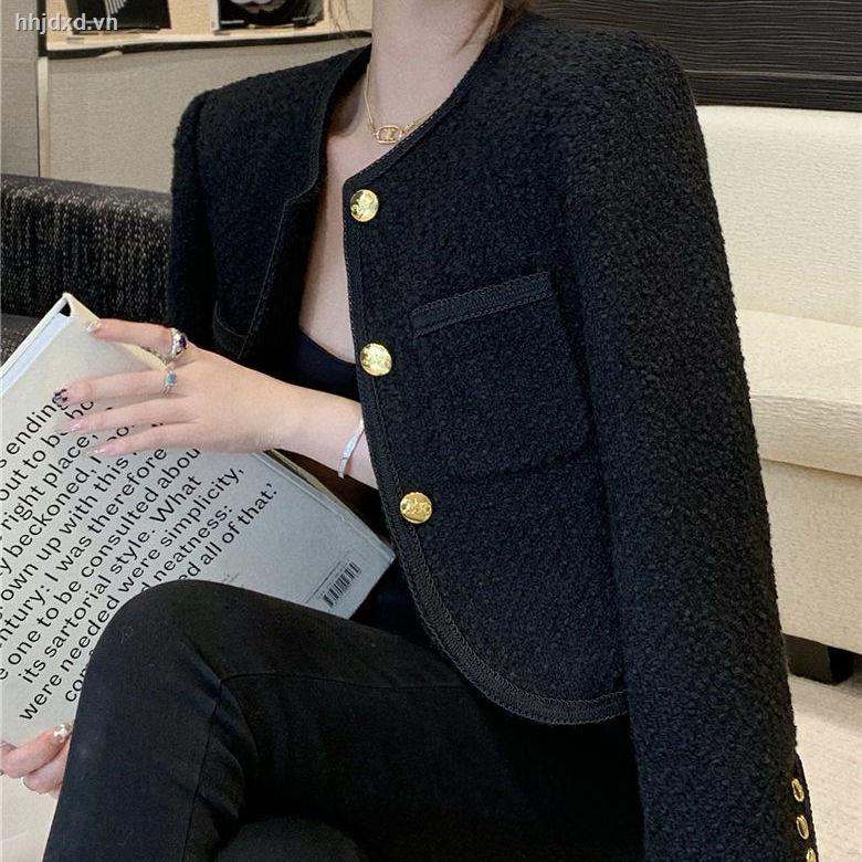 Áo khoác cardigan dài tay dáng rộng phong cách retro thời trang mùa thu mới cao cấp cho nữ