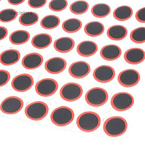 Set 48 miếng cao su vá lốp xe hình tròn 25mm cho xe đạp